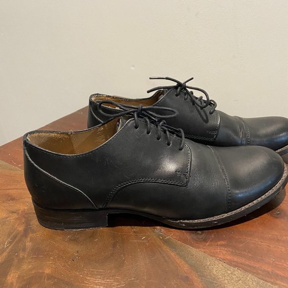leather oxfords womens